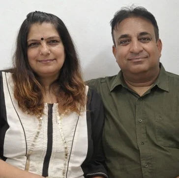 Mrs. Renu Sharma with an Amritsar franchise colleague